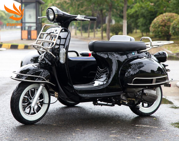 Three Wheel 1000w 1500w Tricycle sidecar Vespa Electric Scooter 