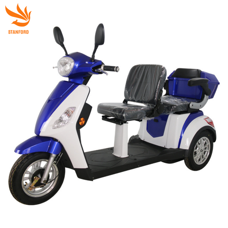 XL 500W 1000W 3 Wheel Handicap Scooter Handicapped Scooters Adult Electric Tricycles 
